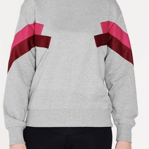 Sweat-shirt décontracté en velours pour femme, léger, en coton, collection OEM, fabricant, fournisseur en gros, col rond, effet bouffant - Product Image 4