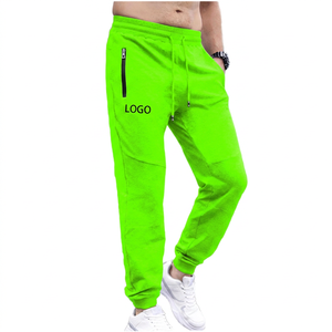 Pantalon de jogging pour homme de haute qualité, violet, taille élastique, cordon de serrage, poches latérales, décontracté, respirant, mi-lourd, en maille - Product Image 2
