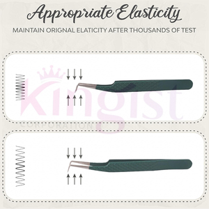 High Quality Stainless Steel Eyelash Tweezers Set for Lash Extension | Volume & Isolation Tweezers | Custom Logo Beauty <b>Tools</b> - Product Image 2
