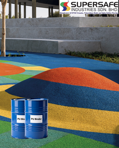 Supersafe PU Binder Polyurethane Adhesive Glue Bonding Mixing EPDM Rubber Granules Eco-friendly Shock Absorption Sports Floors - Product Image 3