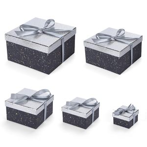 Cajas Rígidas de Cartón con Materiales Reciclados TH CBB-567, Tapa Plateada Brillante, Cinta, Cosméticos, Regalos Corporativos, Tamaños Personalizados - Product Image 2