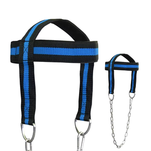 Arnés de Cabeza Portátil al por Mayor con Correa de Nylon Resistente y Cadena de Acero Inoxidable, Capacidad de Carga de 15 lb, Equipo de Gimnasio para Ejercicios de Fuerza del Cuello - Product Image 4