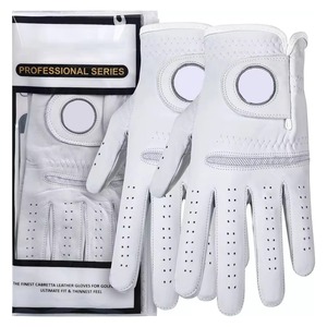 JNM SAFETY Gants de golf respirants en cuir synthétique de la série professionnelle, fermeture à boucle et crochet, main droite pour homme - Product Image 1