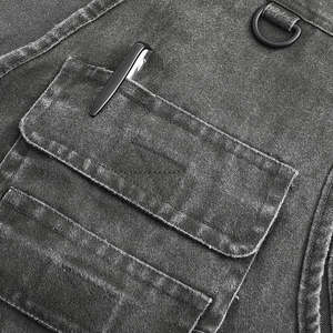 Nuevo Chaleco Vaquero de Diseño Único y Alta Calidad para Hombre, Estilo Casual sin Mangas, Ropa Urbana - Product Image 3