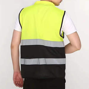 Chaleco de Seguridad Reflectante Personalizado de Alta Visibilidad, Transpirable e Impermeable, Talla Grande, Ropa de Trabajo - Product Image 4