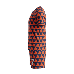 Ensemble de maillots de football personnalisés par sublimation, qualité durable, respirant, grande taille, anti-bactérien, kit d'équipe direct - Product Image 3
