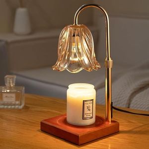 Lampada Scaldacandele Dimmerabile con Timer, Regalo di Compleanno o di Inaugurazione Casa per Donne e Mamme, Elegante Decorazione per la Casa con Scaldacera J - Product Image 1