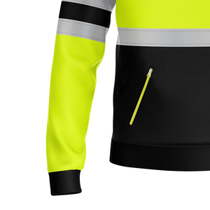 Vêtements de sécurité à haute visibilité, sweat-shirt réfléchissant, vêtements de travail de sécurité pour les travailleurs du bâtiment, du transport routier, de l'industrie et du travail en extérieur, logo personnalisé - Product Image 5