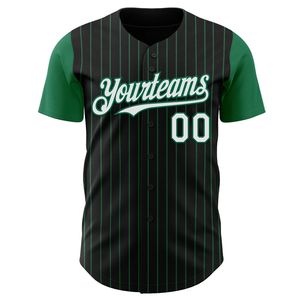 Maillots de baseball personnalisés en gros OEM - 100% polyester respirant unisexe, impression numérique par transfert thermique, col rond, manches courtes - Product Image 2