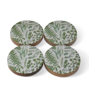 Colección de Posavasos de Madera Hechos a Mano con Diseños Esmaltados y Arte Único para Tiendas de Regalos, Accesorios para el Hogar, Cafeterías y Hoteles - Product Image 1