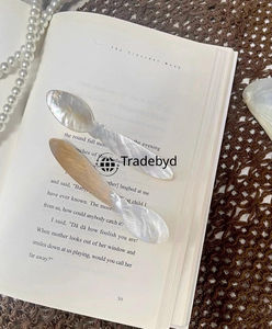 Cuillère artisanale haut de gamme avec incrustation de nacre, élégante, pour service de table Tradebyd - Product Image 5