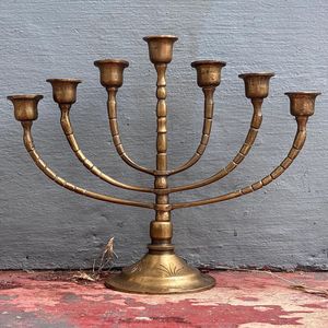 Chandeliers artistiques pour menorah, présentoirs élégants pour festivals, décoration religieuse artisanale haut de gamme, centre de table, sélection de cadeaux - Product Image 5