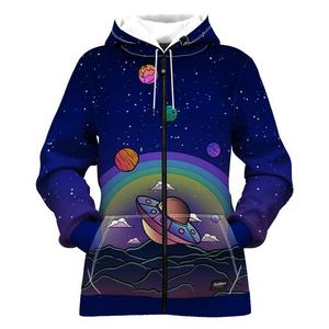 Men's Hooded Zip-Up Sweatshirt Striped <b>Pattern</b> Sublimation Print Polyester <b>Knitted</b> Autumn Wear - Product Image 5
