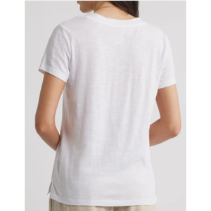 Camiseta de Alta Calidad Ecológica de Algodón/Modal para Mujer, Cuello en V, con Bolsillo, Corte Regular, Manga Corta, Secado Rápido y Transpirable - Product Image 2