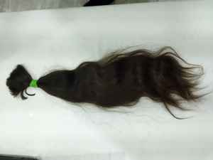 Cheveux humains bruts non traités Remy Single Drawn en vrac, prix de gros, fournisseurs de cheveux indiens naturels - Product Image 2