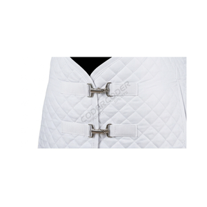 Mantas para caballos de lona ripstop con relleno de terciopelo, cubierta brillante, cómoda, duradera, elegante, impermeable, para invierno, con relleno de algodón. - Product Image 2