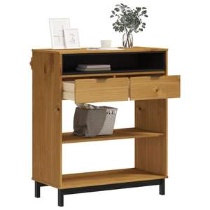 Tavolo da Bar Rettangolare Medio in Legno di Quercia e Pino Massiccio - Product Image 3