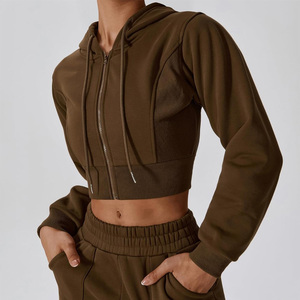 Ensemble de survêtements courts pour femmes, broderie personnalisée, coton, jogging, vêtements de détente et de fitness, fabricant OEM - Product Image 6