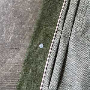 Vaqueros Baggy Bootcut Vintage Oversize Personalizados, Pantalones de Mezclilla Cruda Elásticos de Pierna Ancha con Dobladillo, Estilo Streetwear, Suministro ODM - Product Image 5