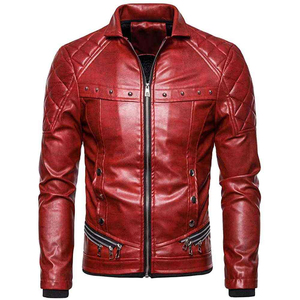 Chaqueta de Cuero Unisex para Invierno MARGINAL SPORTS OEM, Cuello Camisero, Estilo Casual, Elegante, Ecológica, Resistente al Viento y Transpirable - Product Image 1