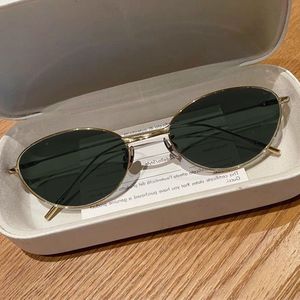 Gafas de sol de ojo de gato con montura metálica delgada, nuevas gafas de sol resistentes a los rayos UV 2025 con montura ultraligera - Product Image 2