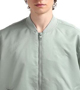 Vente en gros Blouson bombardier à fermeture éclair pour hommes personnalisé 2025 OEM Blouson bombardier d'hiver en nylon à col montant - Product Image 5