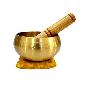 Bol chantant tibétain, accessoire de méditation pour le bien-être spirituel, la résonance sonore, la relaxation et la respiration consciente - Product Image 1