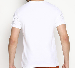 เสื้อยืดผ้าฝ้ายพิมพ์ลายสำหรับผู้ชาย OEM ทรงปกติ แขนสั้น น้ำหนักเบา เสื้อยืดลำลองสำหรับการฝึกกีฬา การเดินทาง และชุดประจำวัน - Product Image 3