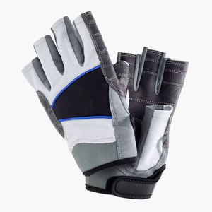 High Quality Custom Made <b>Sailing</b> <b>Gloves</b> New Arrival Anti-Slip Sports <b>Gloves</b> Leather and Silicone Unisex for Ski Wholesale - Product Image 1