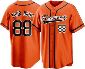 Custom Pinstripe Baseball Jersey for Men Women-Breathable Short Sleeve Button <b>Down</b> Shirt Personalized Stitched Name Number Logo - Product Image 1