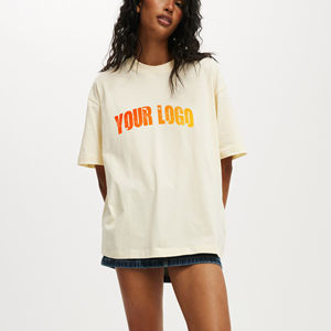 Camisetas Personalizadas para Mujer, 100% Algodón, Corte Regular, Casuales, Ecológicas, de Secado Rápido, Manga Corta, Estilo Urbano, con Serigrafía Personalizada - Product Image 1