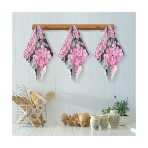 Serviettes de cuisine et de golf imprimées de fleurs de cerisier, modèle européen brodé, très absorbantes, tendance, qualité supérieure, best-seller 2026 - Product Image 1