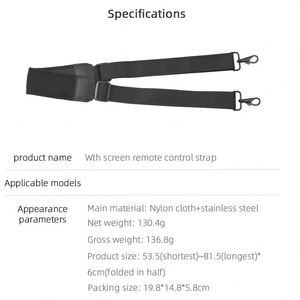 Caisheng Transmitter Holder Adjustable Neck Strap Lanyard Comfortable for Rc Remote Controller Mini 3 Pro Accessories - Product Image 5