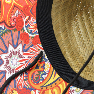 Wholesale Custom Woven Straw <b>Floppy</b> Sun <b>Hat</b> Foldable Travel Beach Unisex Ribbon Rope Manufacturer OEM ODM Bulk Wholesale - Product Image 6