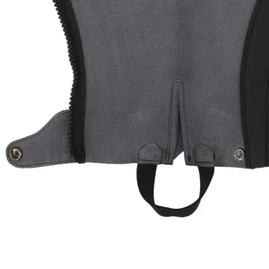OEM Custom Genuine Leather <b>Half</b> <b>Chaps</b> Soft Cowhide Equestrian Riding Gaiters Professional Horse <b>Chaps</b> LHC-0047 - Product Image 3