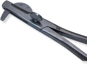 Outil d'émasculation (9 po) en acier inoxydable, instrument vétérinaire incurvé à double écrasement pour la castration des équidés et des bovins - Product Image 2