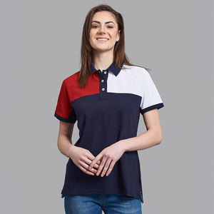 เสื้อกอล์ฟโลโก้แบบกำหนดเองสำหรับผู้หญิง ระบายอากาศได้ดี ทรงเข้ารูป ใส่สบายสำหรับฤดูร้อน คุณภาพสูง ราคาประหยัด - Product Image 1