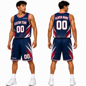 Uniforme de Baloncesto con Estampado Completo Personalizado, Conjunto de Camiseta y Pantalones Cortos para Equipo, Fabricante, Proveedor, Exportador, OEM - Product Image 6