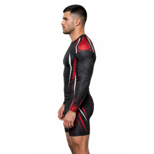 Camiseta de Compresión BEUDEN Personalizada para Hombre, Manga Larga, para MMA, BJJ, Grappling, Entrenamiento, Lucha, Deporte - Product Image 3
