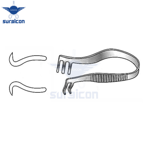 Retractor Autoajustable Finsen de 5 cm (2 Pulgadas) y 12 mm, Retractor Quirúrgico Reutilizable de Acero Inoxidable Afilado, Instrumento Médico - Product Image 6