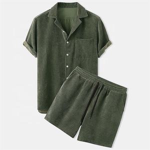 Ensemble t-shirt en coton premium et short respirant, idéal pour le quotidien, la gym et le style estival. Coupe confortable et tendance - Product Image 5
