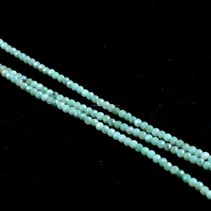 Cuentas de piedra preciosa facetadas de plata natural súper blanca en forma de rondel de 4 a 5 mm para la fabricación de pulseras, collares y joyería. - Product Image 1