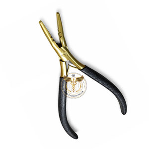 Pinzas Profesionales para Extensiones de Cabello, Removedor de Queratina, Herramienta para Extensiones de Cabello con Anillos Micro y Nano, Acero Inoxidable, Chapado en Oro - Product Image 6