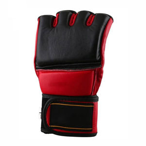 ถุงมือชกมวย MMA หนังวัวคุณภาพสูง 8 ออนซ์ ระบายอากาศได้ดี ปิดด้วยแถบตีนตุ๊กแกสำหรับข้อมือ ปรับแต่งได้ พร้อมติดฉลากส่วนตัว - Product Image 4