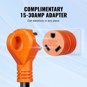 Cavo di Alimentazione per Camper 25ft 30Amp Resistente 3*10AWG con Spina NEMA TT 30P/30R e Indicatore LED - Product Image 6