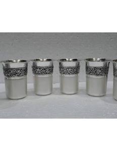 Verre en acier inoxydable à motif floral, design classique, pour les fêtes, adultes - Product Image 3