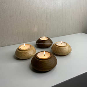 Soporte de luz en T de madera hecho a mano de alta calidad con tallado floral para decoración del hogar, iluminación de festivales y ambiente espiritual - Product Image 3