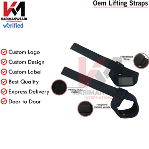 Sangles de musculation robustes pour hommes et femmes, support de poignet pour soulevé de terre et powerlifting, fournisseur OEM - Product Image 5