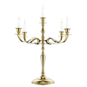 Candelabros de latón de diseño de trabajo antiguo hechos a mano para espacios de celebración elegantes casas y banquetes vintage - Product Image 2
