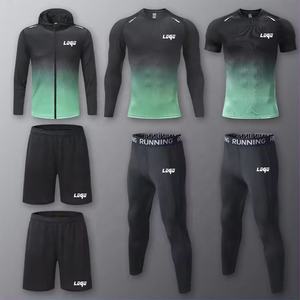1 Ensemble de Sport Personnalisé pour Homme Vêtements de Fitness Tenue de Yoga Jogging en Extérieur - Product Image 2
